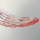 Pink Palmette murano glass murano chandelier cherry vintage interior-2