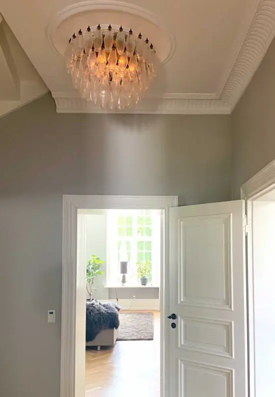 Murano lysekrone – Poliedri – 84 glas – Klar