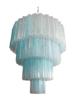 Murano lysekrone 78 tuber opal
