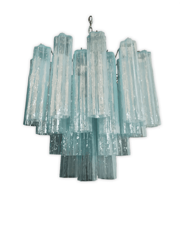 murano lysekrone frost tube kristallkrona