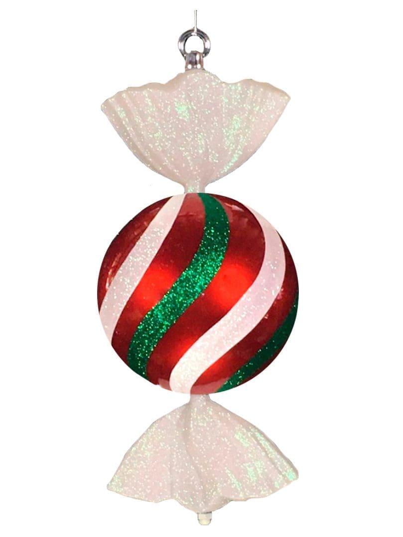 Julepynt – Slik - Rød/Grøn – 33 cm