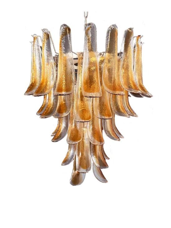 Murano Lysekrone – 52 Kronblade – Rav
