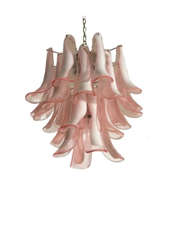 Murano lysekrone – 26 Lattimo – Rosa
