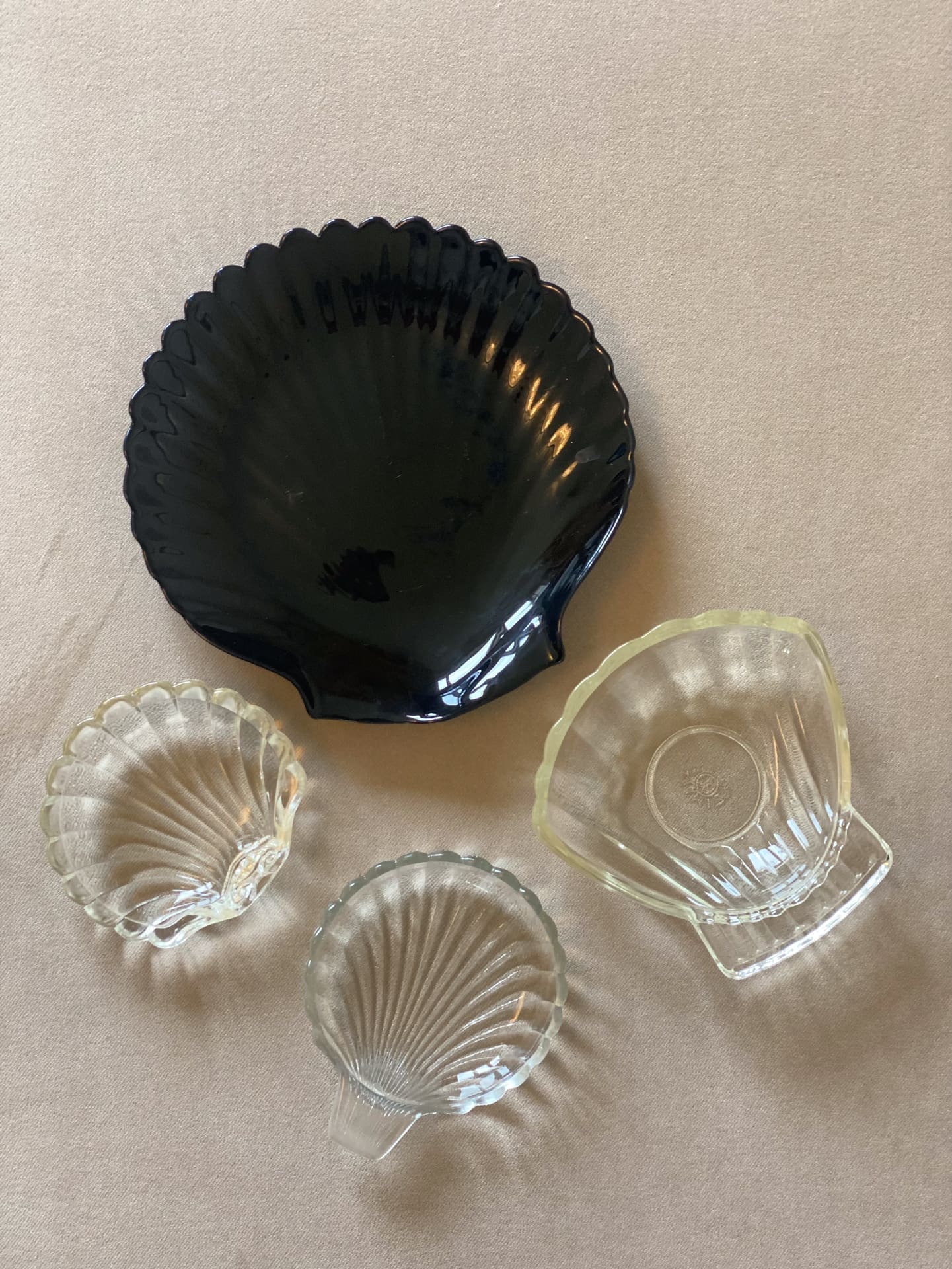 Muslingskåle - Glas/Porcelæn Mini i midten