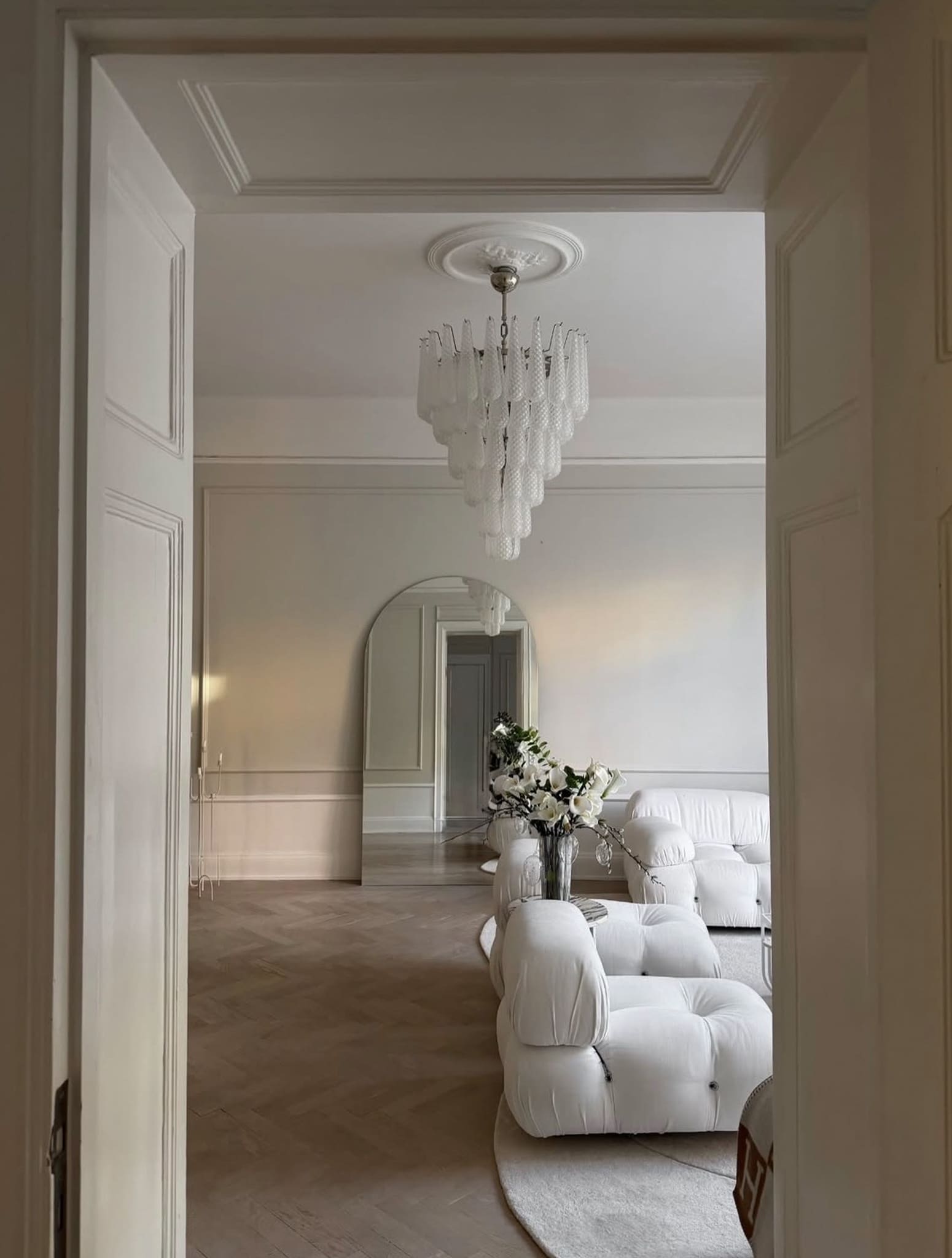 Lisa abefelt murano chandelier drops