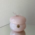 Glass jar pink-4