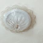 Vintage Murano plafond i klart glas