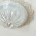 Vintage Murano plafond i klart glas