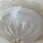 Vintage Murano plafond i klart glas