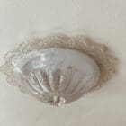 Vintage Murano plafond i klart glas