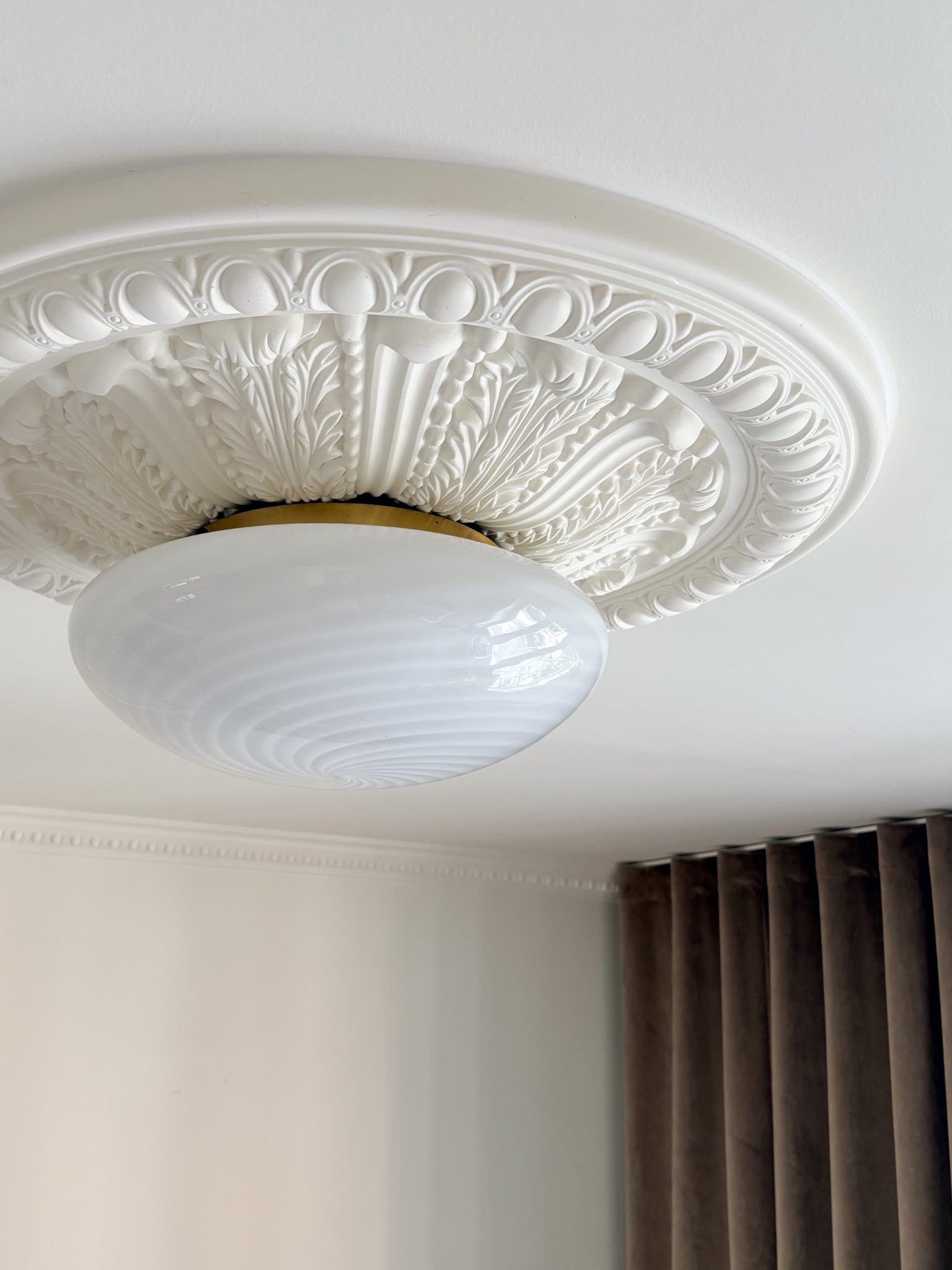 Vintage Murano Swirl Plafond 39 cm